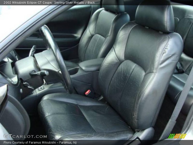 Sterling Silver Metallic / Black 2002 Mitsubishi Eclipse GT Coupe