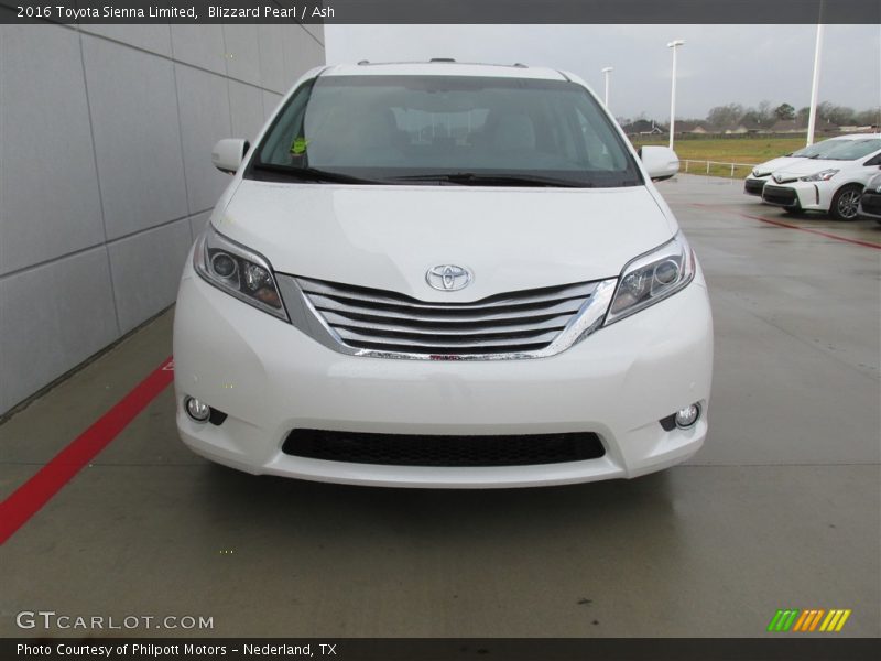 Blizzard Pearl / Ash 2016 Toyota Sienna Limited