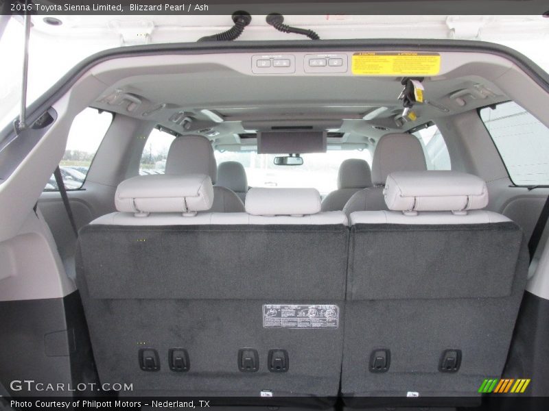 Blizzard Pearl / Ash 2016 Toyota Sienna Limited
