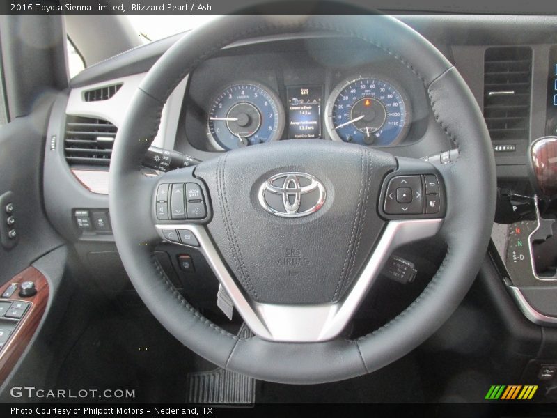  2016 Sienna Limited Steering Wheel