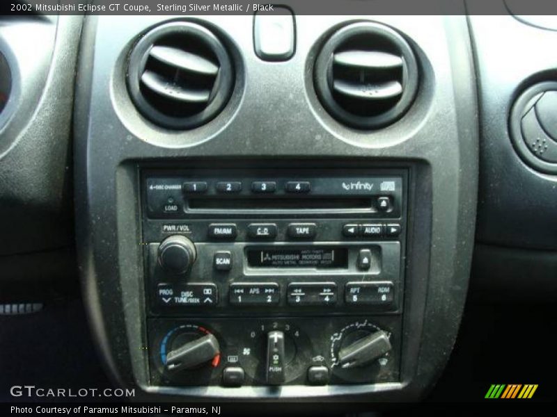 Sterling Silver Metallic / Black 2002 Mitsubishi Eclipse GT Coupe