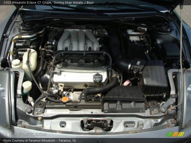 Sterling Silver Metallic / Black 2002 Mitsubishi Eclipse GT Coupe