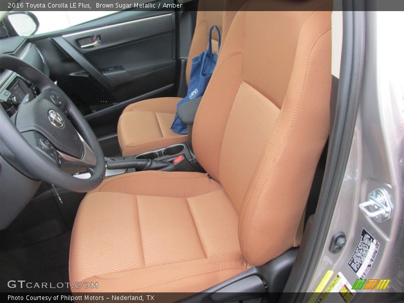 Brown Sugar Metallic / Amber 2016 Toyota Corolla LE Plus