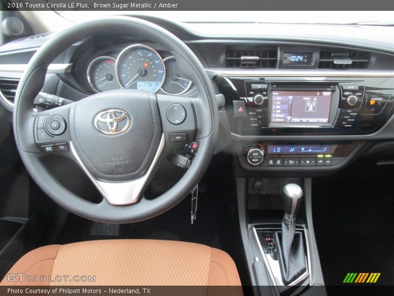 Brown Sugar Metallic / Amber 2016 Toyota Corolla LE Plus