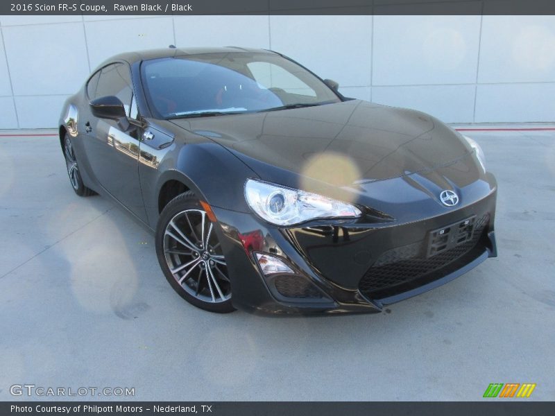 Raven Black / Black 2016 Scion FR-S Coupe