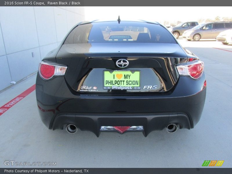 Raven Black / Black 2016 Scion FR-S Coupe