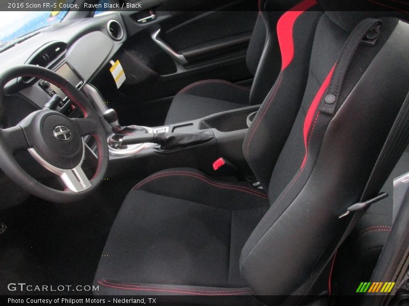 Raven Black / Black 2016 Scion FR-S Coupe