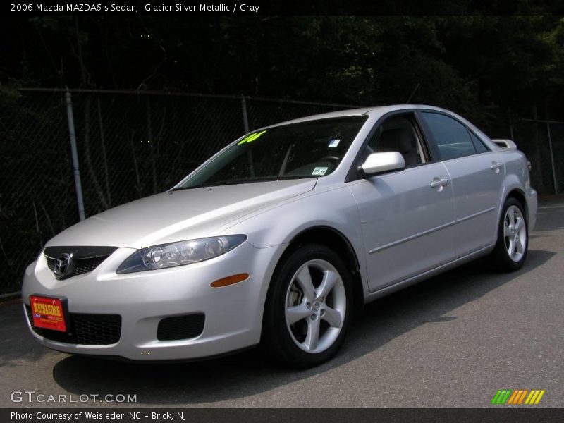 Glacier Silver Metallic / Gray 2006 Mazda MAZDA6 s Sedan