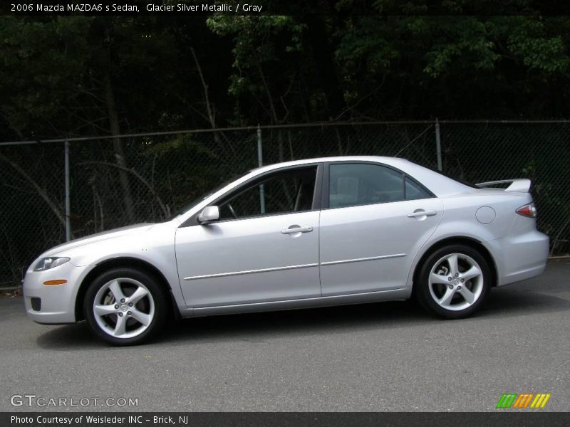 Glacier Silver Metallic / Gray 2006 Mazda MAZDA6 s Sedan