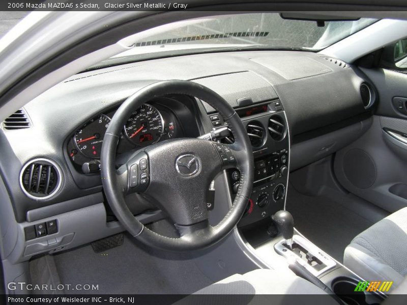 Glacier Silver Metallic / Gray 2006 Mazda MAZDA6 s Sedan