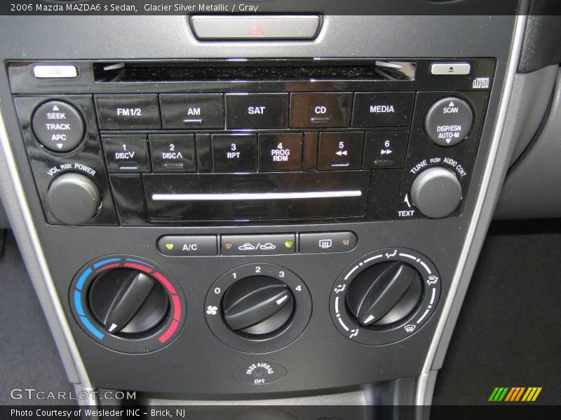 Glacier Silver Metallic / Gray 2006 Mazda MAZDA6 s Sedan