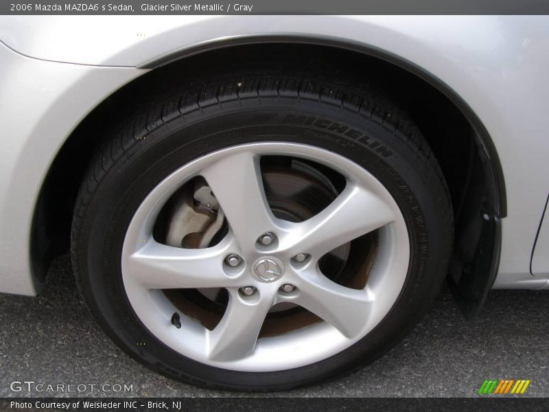 Glacier Silver Metallic / Gray 2006 Mazda MAZDA6 s Sedan