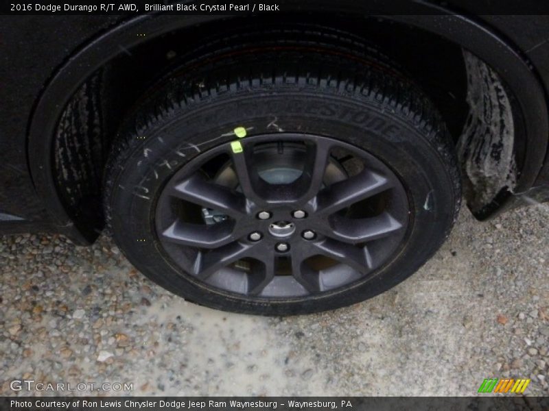 Brilliant Black Crystal Pearl / Black 2016 Dodge Durango R/T AWD