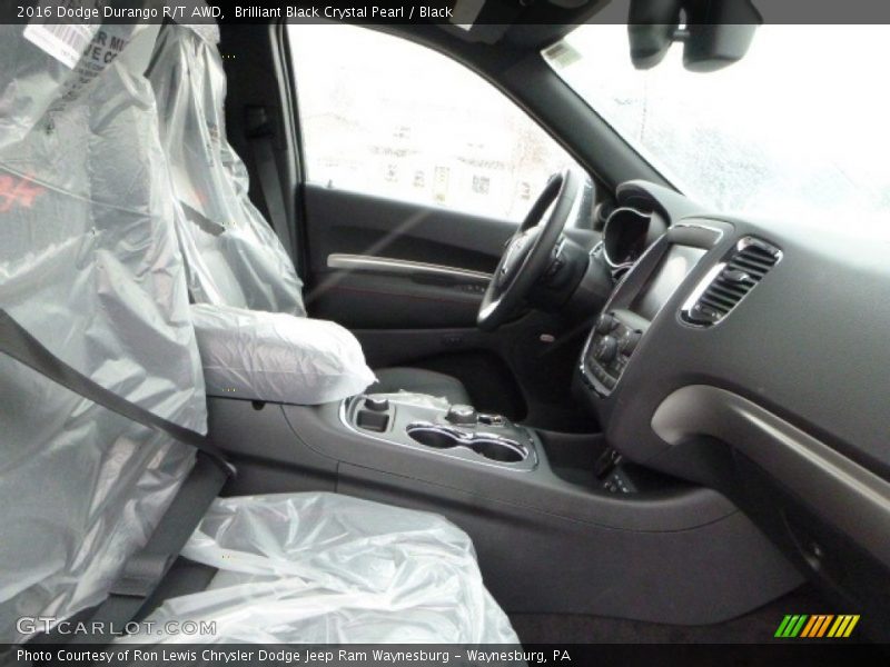 Brilliant Black Crystal Pearl / Black 2016 Dodge Durango R/T AWD