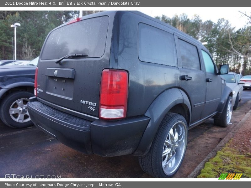 Brilliant Black Crystal Pearl / Dark Slate Gray 2011 Dodge Nitro Heat 4.0