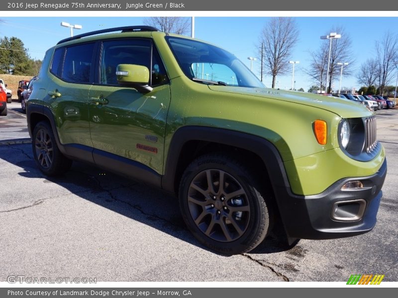 Jungle Green / Black 2016 Jeep Renegade 75th Anniversary