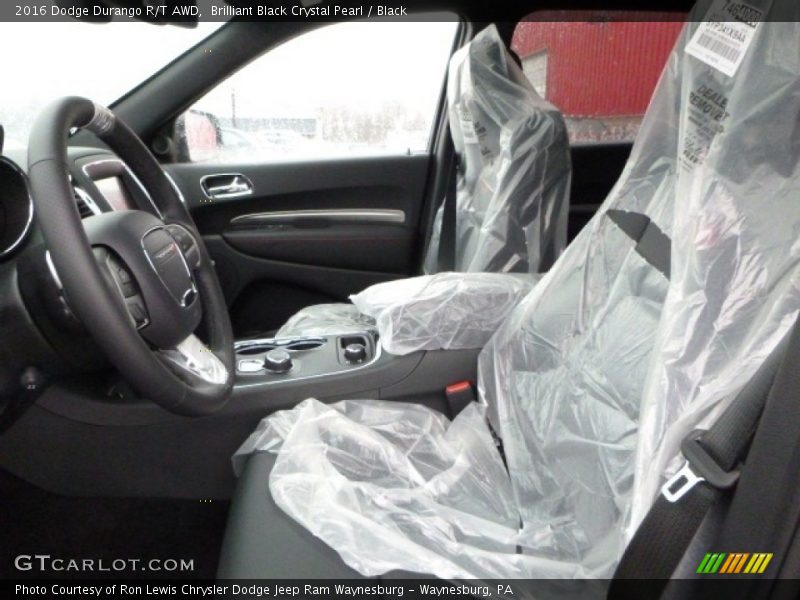 Brilliant Black Crystal Pearl / Black 2016 Dodge Durango R/T AWD