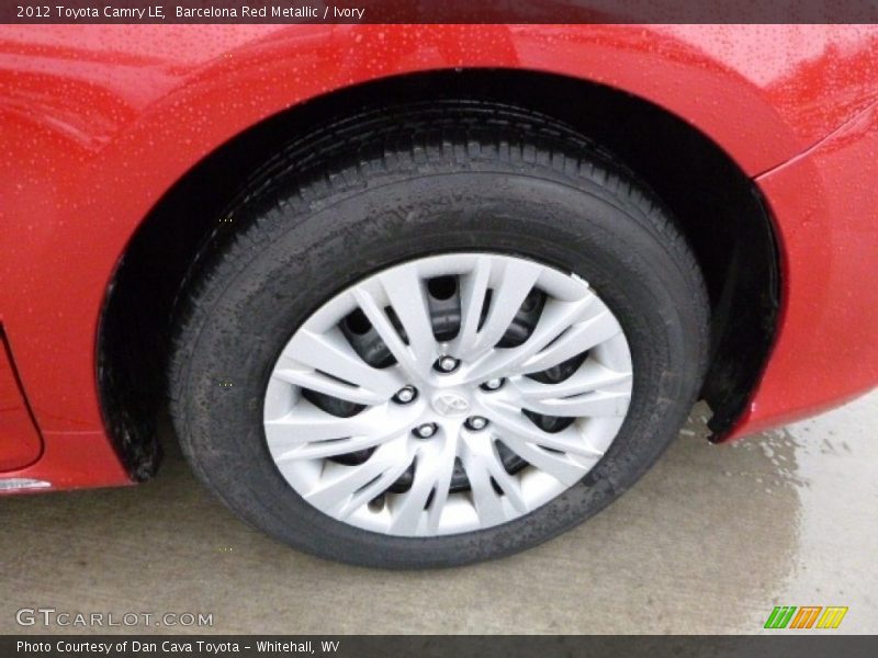 Barcelona Red Metallic / Ivory 2012 Toyota Camry LE