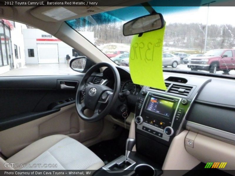 Barcelona Red Metallic / Ivory 2012 Toyota Camry LE