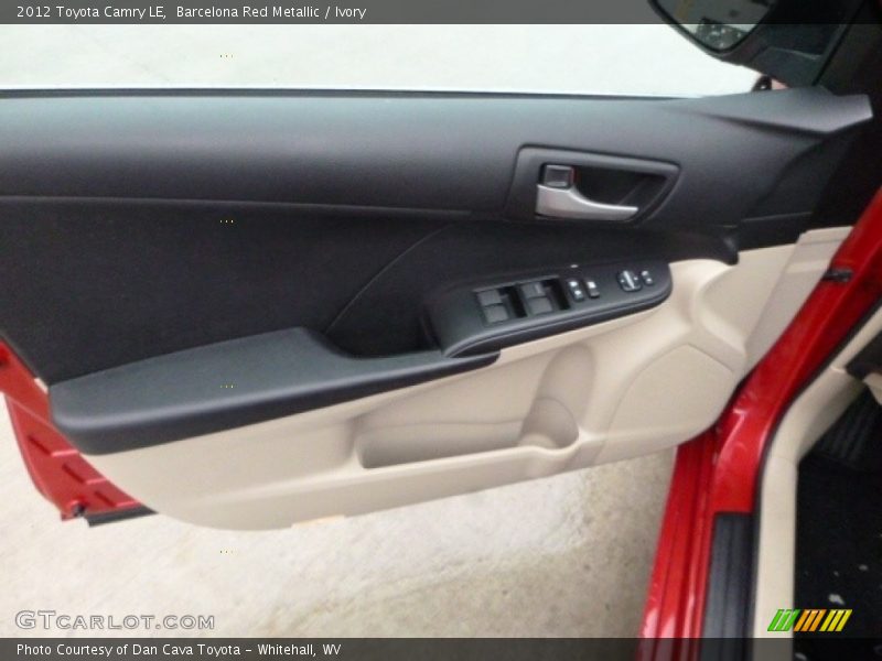 Barcelona Red Metallic / Ivory 2012 Toyota Camry LE