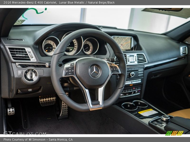 Lunar Blue Metallic / Natural Beige/Black 2016 Mercedes-Benz E 400 Cabriolet