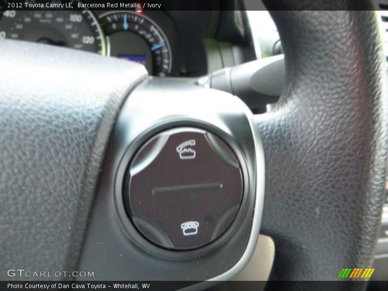 Barcelona Red Metallic / Ivory 2012 Toyota Camry LE