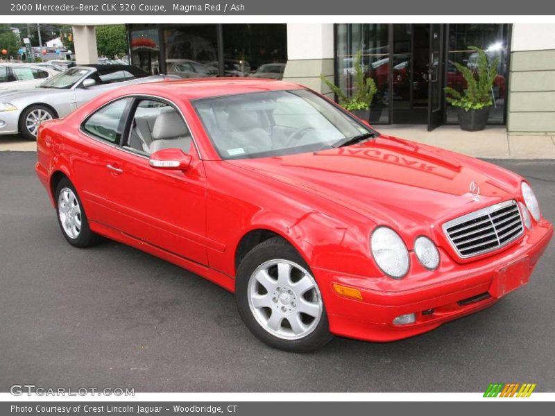 Magma Red / Ash 2000 Mercedes-Benz CLK 320 Coupe