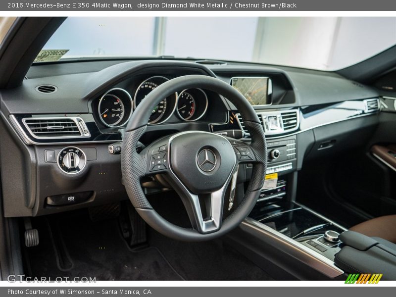 designo Diamond White Metallic / Chestnut Brown/Black 2016 Mercedes-Benz E 350 4Matic Wagon