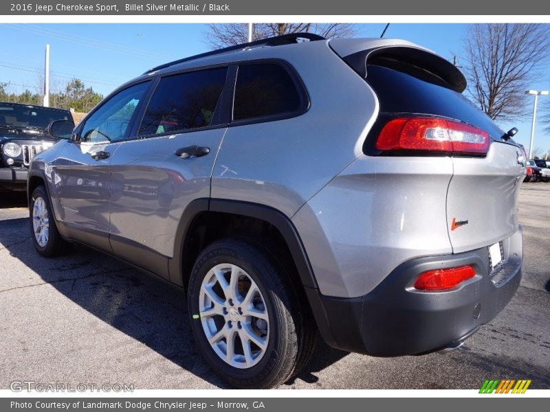 Billet Silver Metallic / Black 2016 Jeep Cherokee Sport