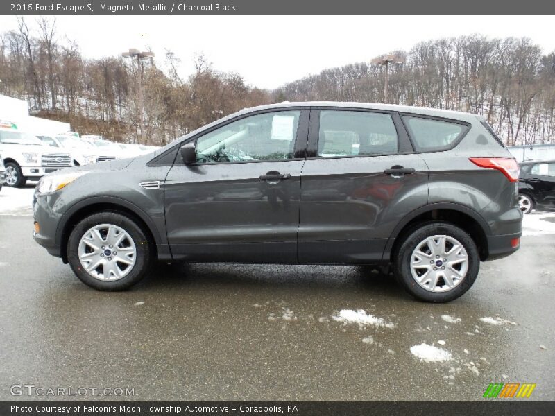 Magnetic Metallic / Charcoal Black 2016 Ford Escape S