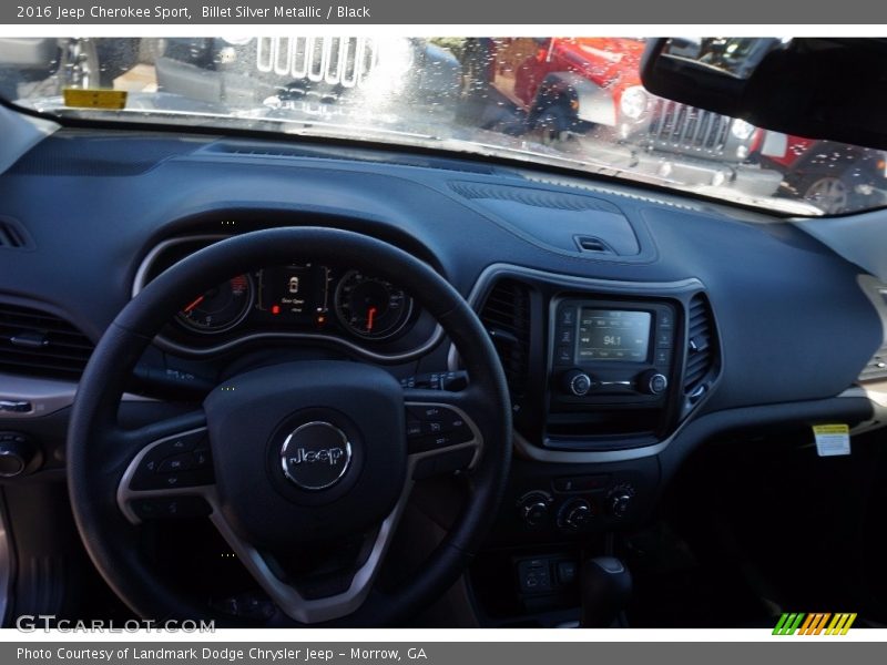 Billet Silver Metallic / Black 2016 Jeep Cherokee Sport