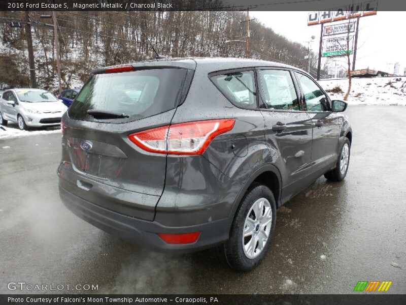 Magnetic Metallic / Charcoal Black 2016 Ford Escape S