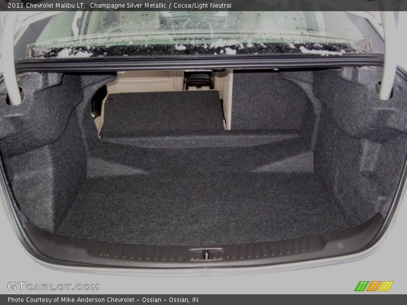 Champagne Silver Metallic / Cocoa/Light Neutral 2013 Chevrolet Malibu LT