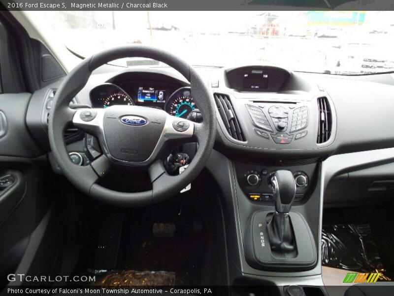 Magnetic Metallic / Charcoal Black 2016 Ford Escape S