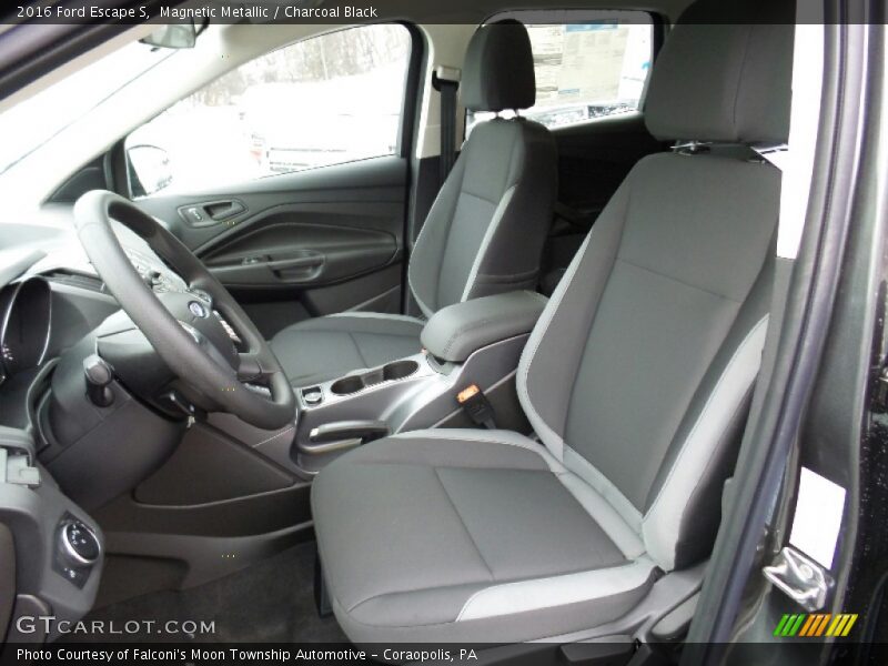 Magnetic Metallic / Charcoal Black 2016 Ford Escape S