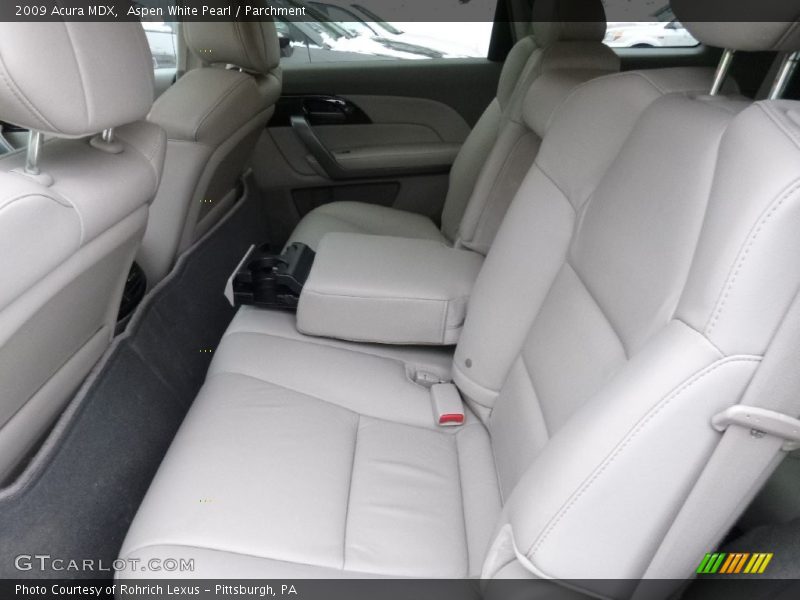 Aspen White Pearl / Parchment 2009 Acura MDX