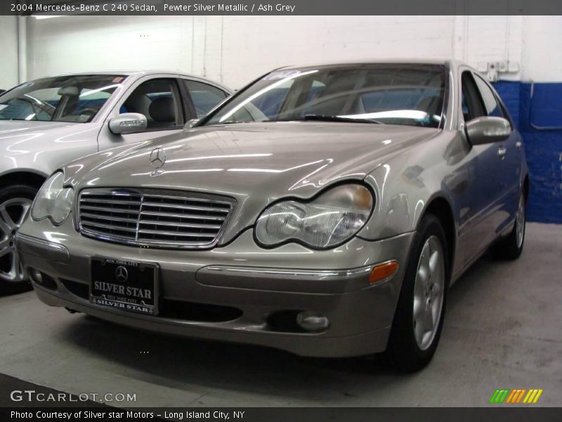 Pewter Silver Metallic / Ash Grey 2004 Mercedes-Benz C 240 Sedan
