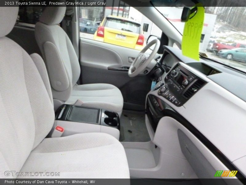 Predawn Gray Mica / Light Gray 2013 Toyota Sienna LE