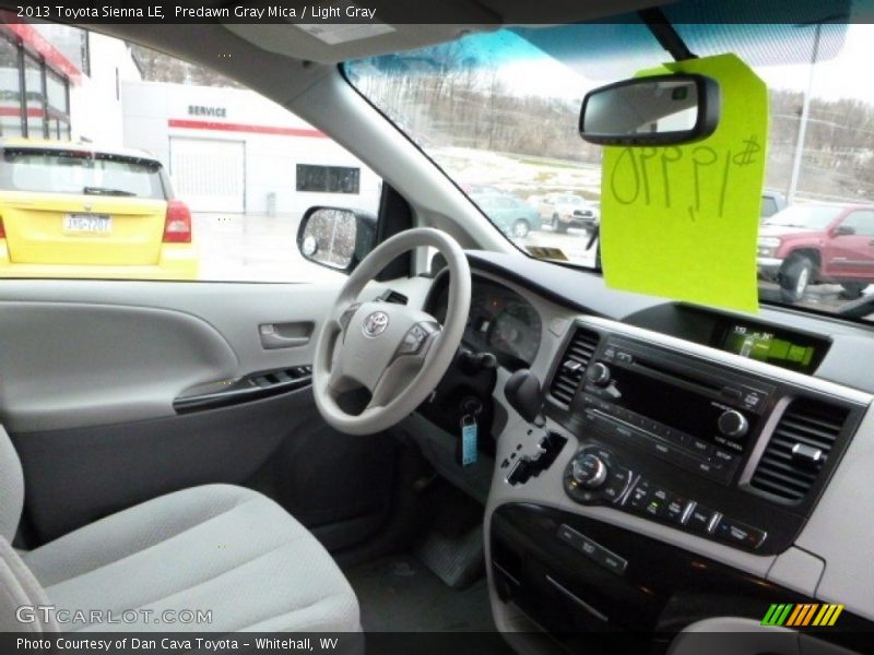 Predawn Gray Mica / Light Gray 2013 Toyota Sienna LE