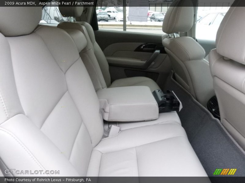 Aspen White Pearl / Parchment 2009 Acura MDX