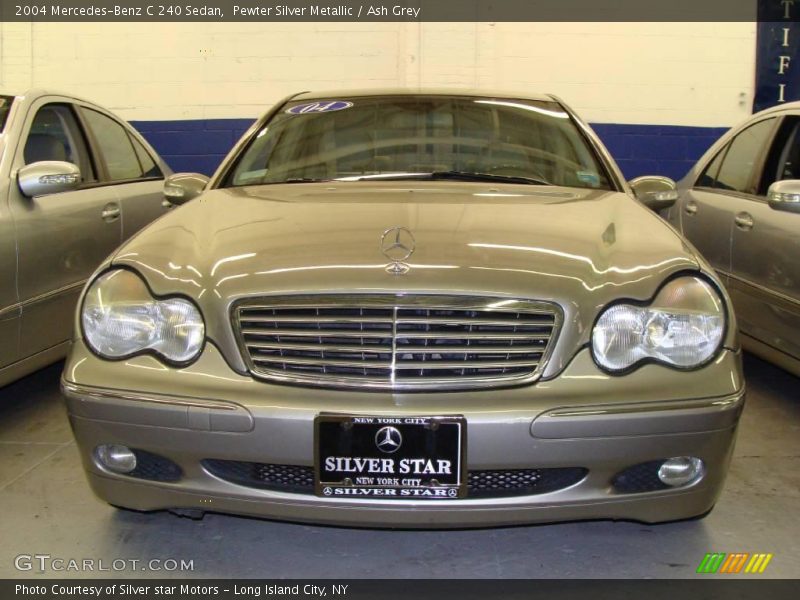 Pewter Silver Metallic / Ash Grey 2004 Mercedes-Benz C 240 Sedan