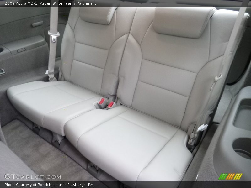 Aspen White Pearl / Parchment 2009 Acura MDX