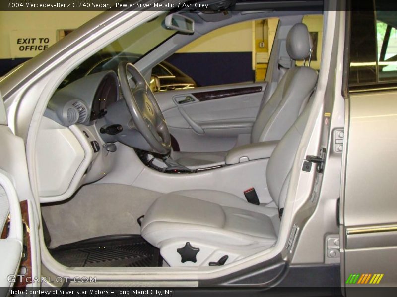 Pewter Silver Metallic / Ash Grey 2004 Mercedes-Benz C 240 Sedan
