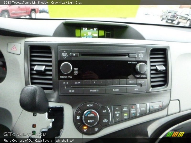 Predawn Gray Mica / Light Gray 2013 Toyota Sienna LE