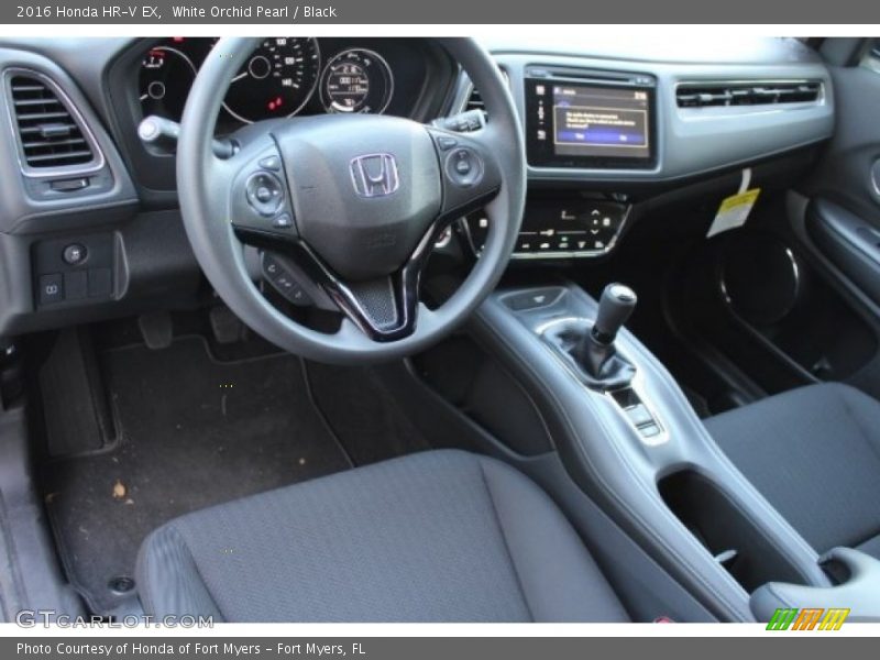 Black Interior - 2016 HR-V EX 