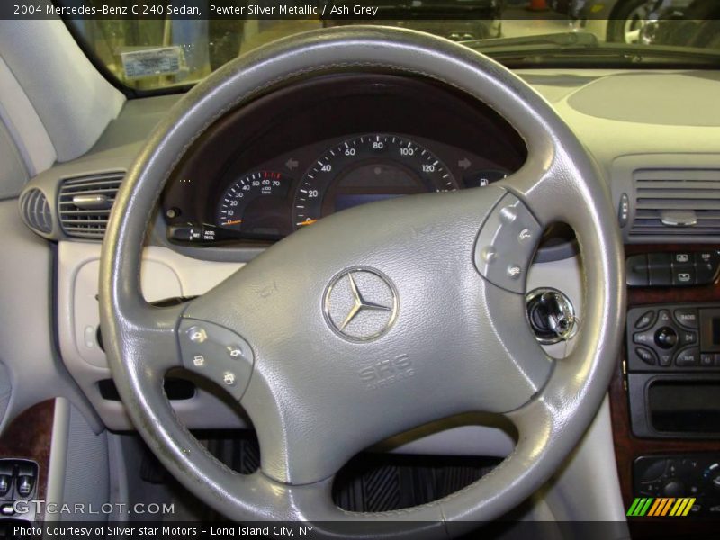 Pewter Silver Metallic / Ash Grey 2004 Mercedes-Benz C 240 Sedan