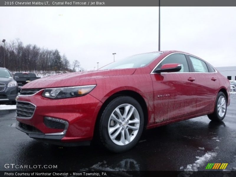 Crystal Red Tintcoat / Jet Black 2016 Chevrolet Malibu LT