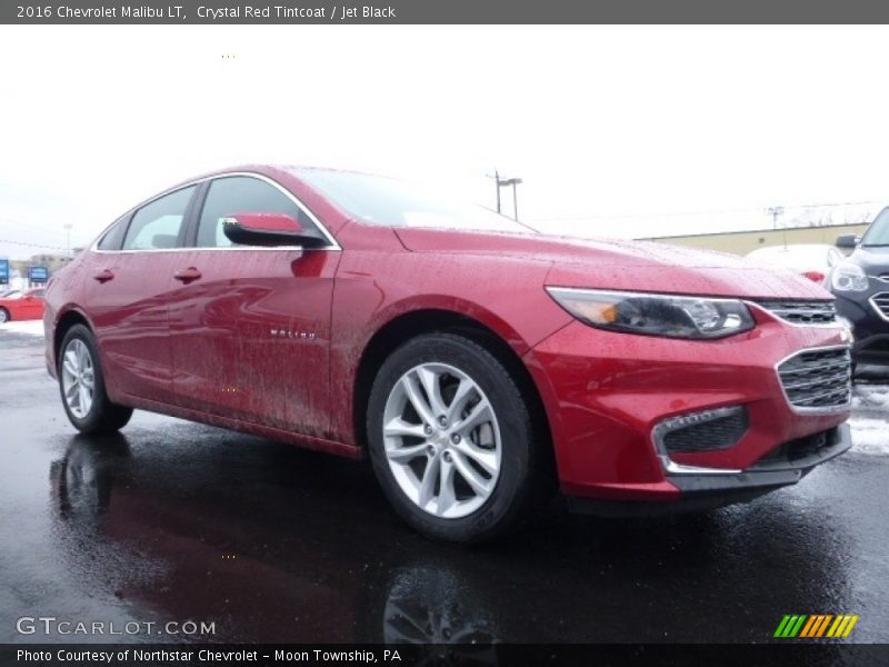 Crystal Red Tintcoat / Jet Black 2016 Chevrolet Malibu LT