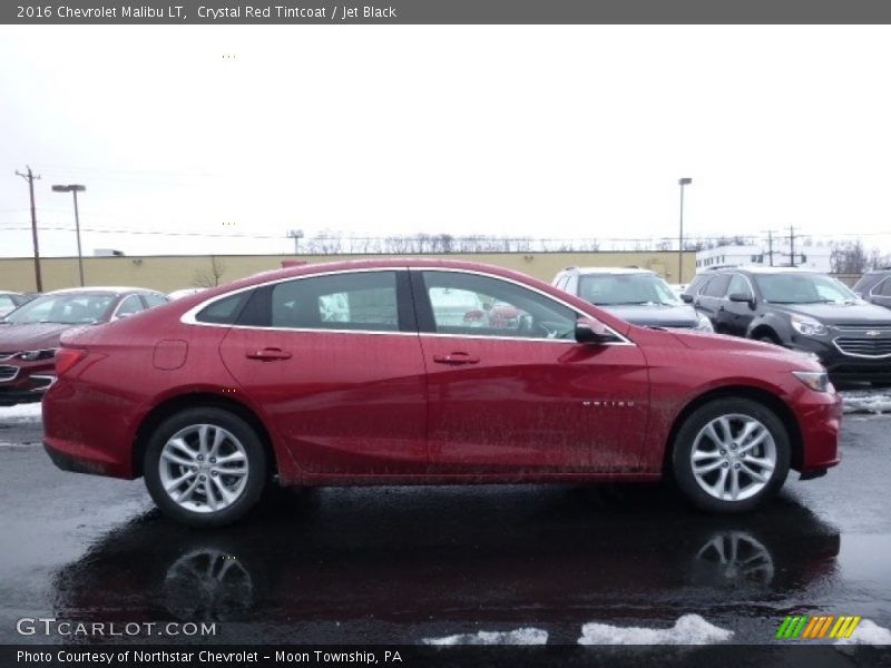 Crystal Red Tintcoat / Jet Black 2016 Chevrolet Malibu LT