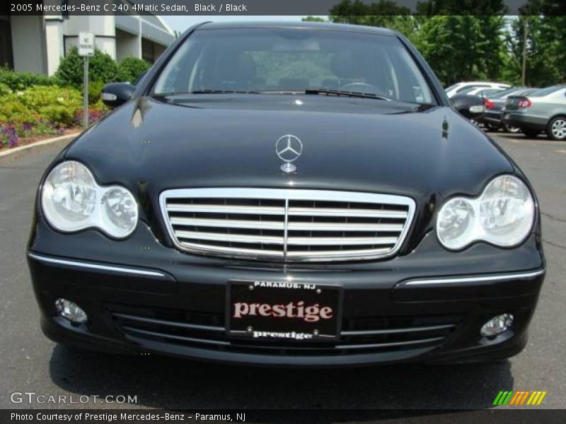 Black / Black 2005 Mercedes-Benz C 240 4Matic Sedan